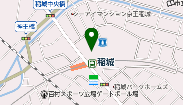京王ストア稲城店の地図画像