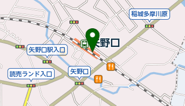 Fuji矢野口駅店の地図画像