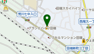 Olympic西尾久店の地図画像