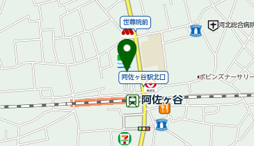 ヨークフーズ阿佐谷店の地図画像