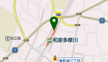 ニューヤヒロ和泉多摩川店の地図画像