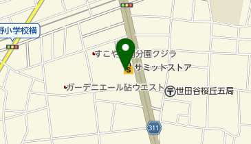 サミットストア砧環八通り店の地図画像