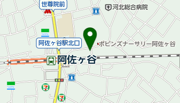 地産マルシェ阿佐ヶ谷店の地図画像