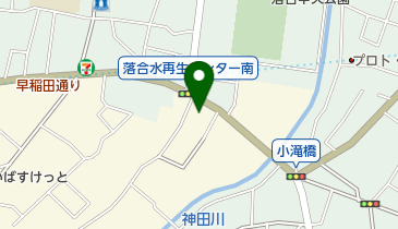 地産マルシェ小滝橋店の地図画像