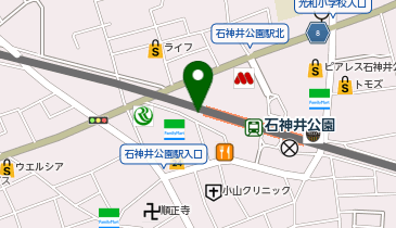 ヨークフーズ石神井公園店の地図画像