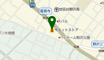 サミットストア野沢龍雲寺店の地図画像