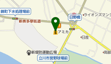 アミカ立川店の地図画像