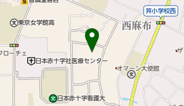 ナショナル麻布広尾ガーデンヒルズの地図画像