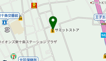 サミットストア王子桜田通り店の地図画像