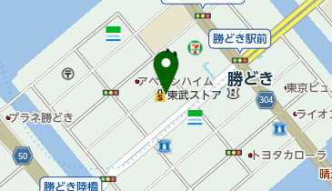 東武ストア勝どき店の地図画像