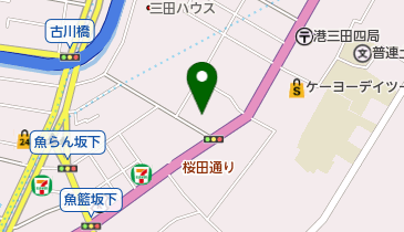 サミットストア三田店の地図画像