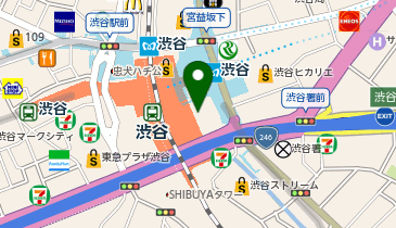 Gourmand Market KINOKUNIYA渋谷スクランブルスクエア店の地図画像