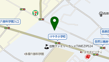 ロピア田無店の地図画像