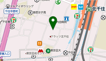 東武ストア北千住店の地図画像