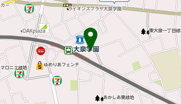 食品館あおば大泉学園店の地図画像