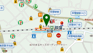 Una casitaルミネ荻窪店の地図画像