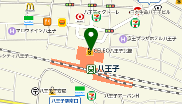 こだわりや八王子店の地図画像