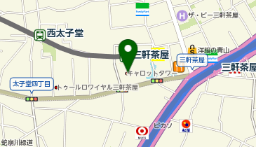 こだわりや三軒茶屋店の地図画像
