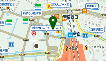 こだわりや新宿店の地図画像