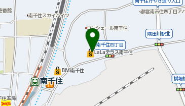 角上魚類南千住店の地図画像