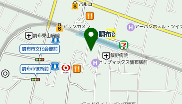 スーパーオオゼキ調布店の地図画像