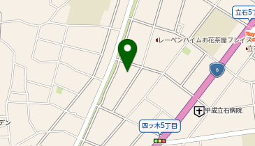 ベルクスお花茶屋店の地図画像