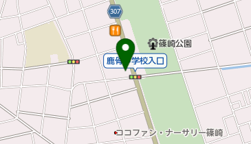 DCM鹿骨店の地図画像