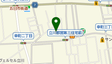 DCM立川幸町店の地図画像