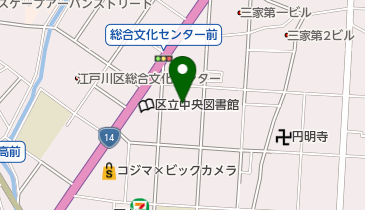 ホームセンターコーナン江戸川中央店の地図画像