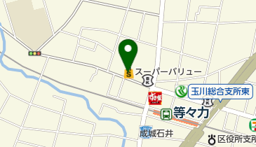 スーパーバリュー等々力店の地図画像