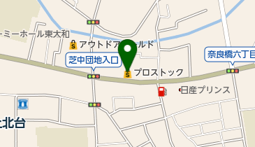 プロストック東大和店の地図画像