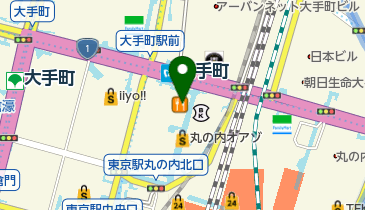 新丸の内センタービルドラッグの地図画像