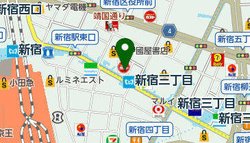 マツモトキヨシ新宿三丁目店の地図画像