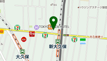 マツモトキヨシ新大久保駅前店の地図画像