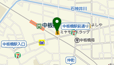 ミヤモトドラッグ中板橋店の地図画像