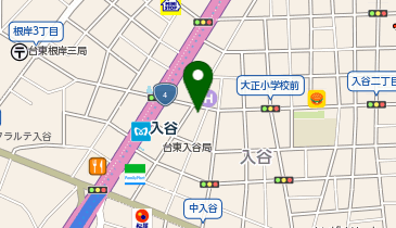 どらっぐぱぱす入谷店の地図画像