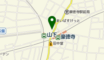 ココカラファイン豪徳寺店の地図画像