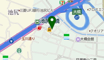 ココカラファイン池尻大橋店の地図画像