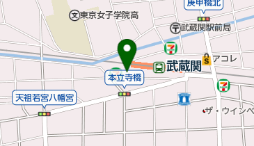 ココカラファイン関町店の地図画像