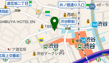 オーエスドラッグ渋谷店の地図画像