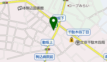 ユニバーサルドラッグ動坂店の地図画像
