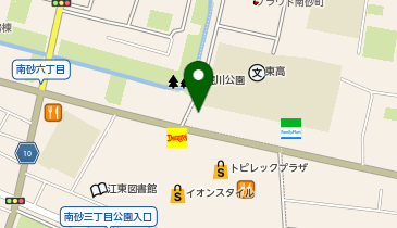 どらっぐぱぱす東砂店の地図画像