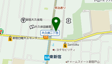 どらっぐぱぱす大久保店の地図画像