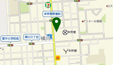 どらっぐぱぱす横川店の地図画像