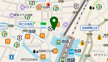 マツモトキヨシ池袋西口駅前店の地図画像