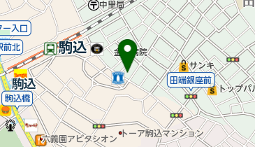 ユニバーサルドラッグ駒込店の地図画像