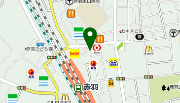 マツモトキヨシmatsukiyoLAB赤羽東口駅前店の地図画像