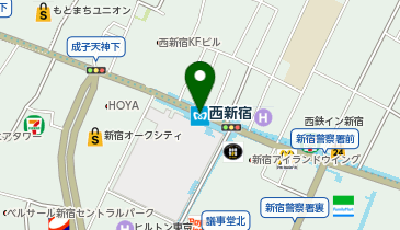 マツモトキヨシ西新宿メトロピア店の地図画像