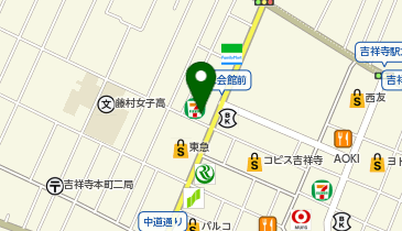 マツモトキヨシ吉祥寺大正通り店の地図画像