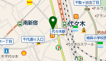薬のヒグチ代々木駅前店の地図画像